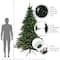 9ft. Pre-Lit Medium Noble Fir Artificial Christmas Tree, Multicolor LED Lights with Instant Connect Technology